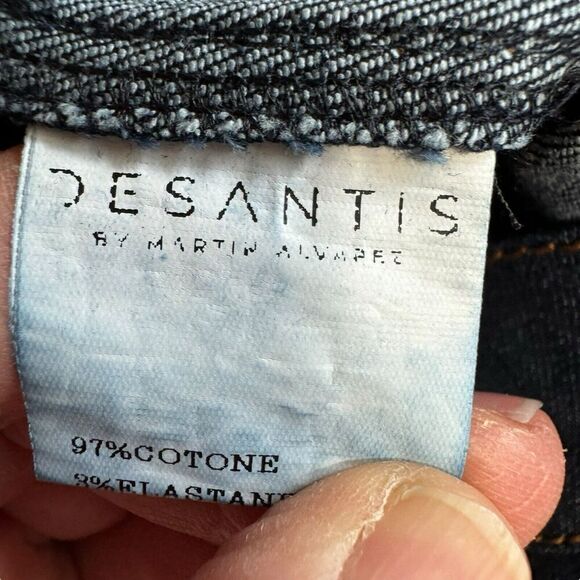 Desantis By Martin Alvarez Pants Women's Denim 27 Stretch Italian Designer - Picture 6 of 10